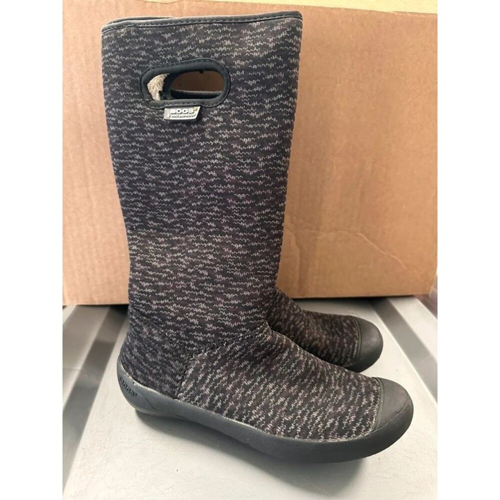 BOGS Waterproof Mid Calf Rain Boots, Summit Knit
